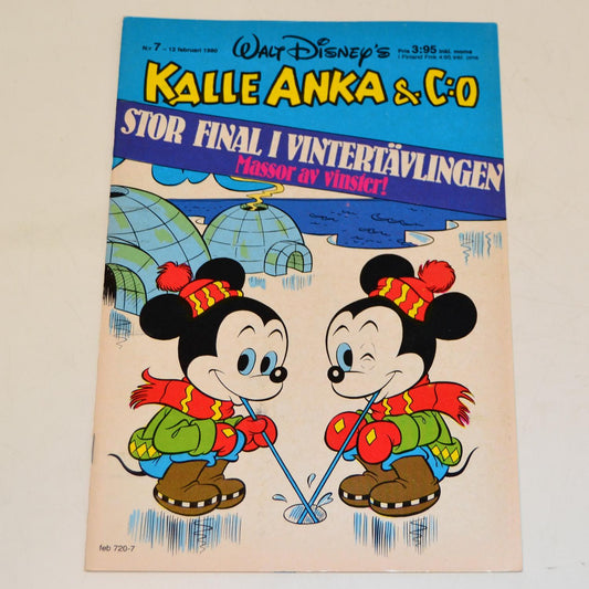 Kalle Anka & Co Nr 7 1980 #VF#