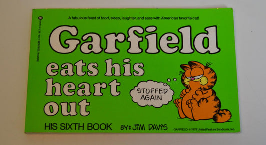 Garfield - Eats His Heart Out 1983 1:a Utgåvan (Eng text)