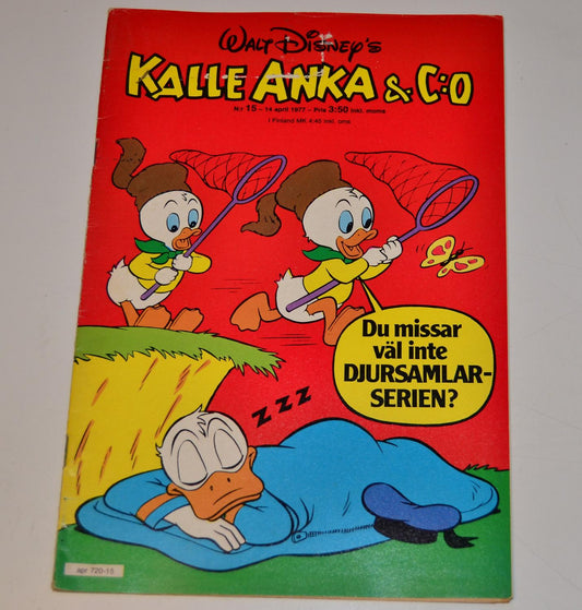Kalle Anka & Co Nr 15 1977 #VG#
