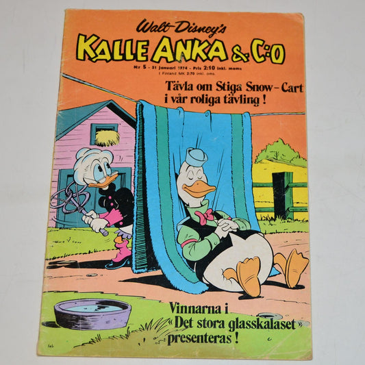 Kalle Anka & Co Nr 5 1974 #VG#