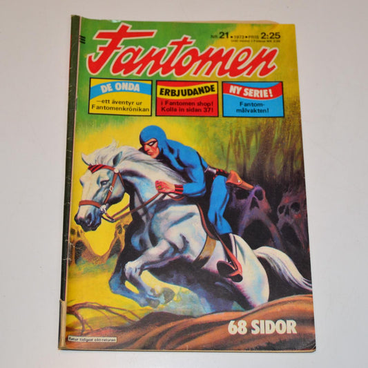 Fantomen Nr 21 1973 #VG# + Prenumeration