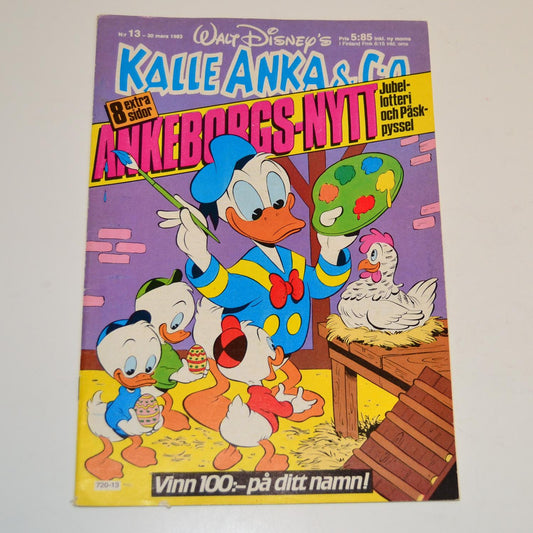 Kalle Anka & Co Nr 13 1983 #FN# + Bilaga (Ankeborgs-Nytt)