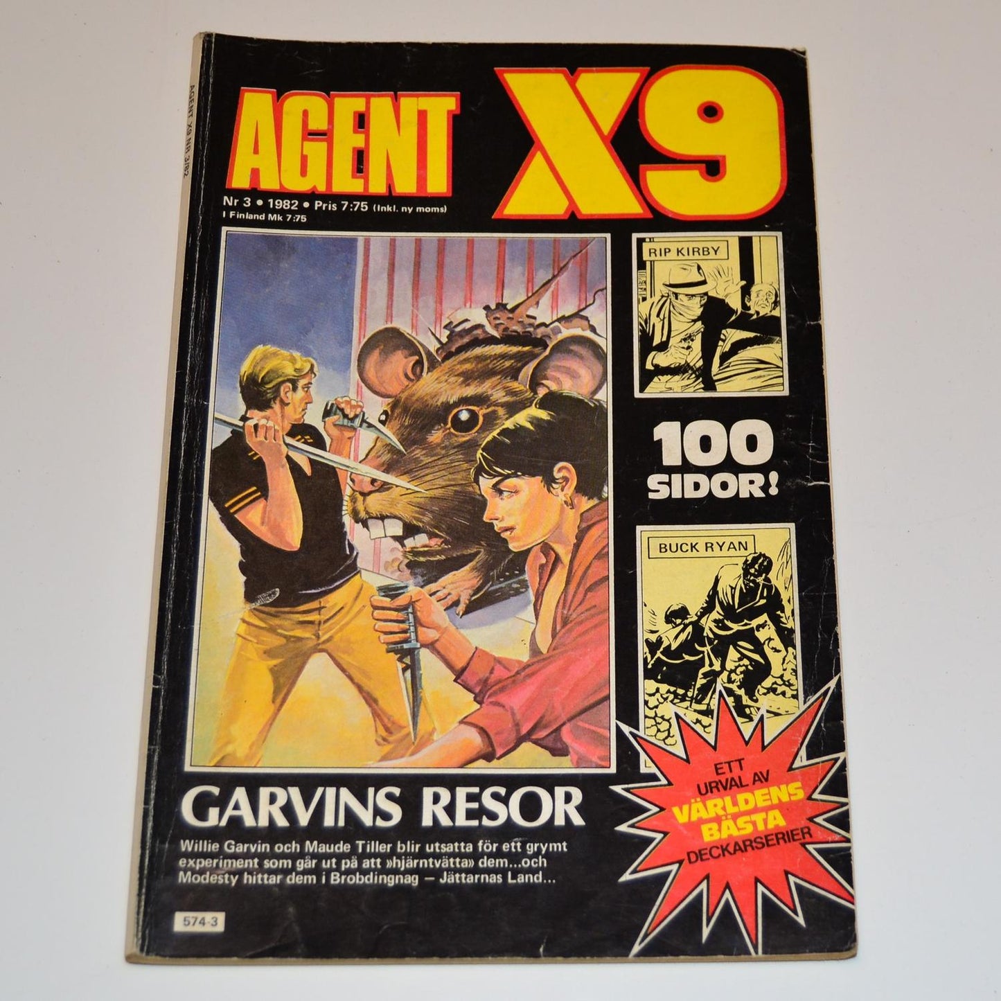 Agent X9 Nr 3 1982 #VG#