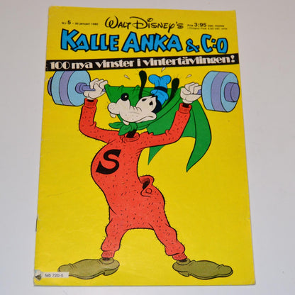 Kalle Anka & Co Nr 5 1980 #VG#