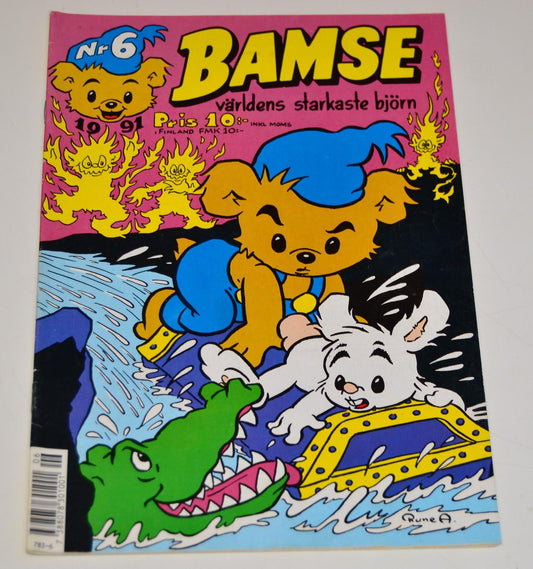 Bamse Nr 6 1991 #NM#
