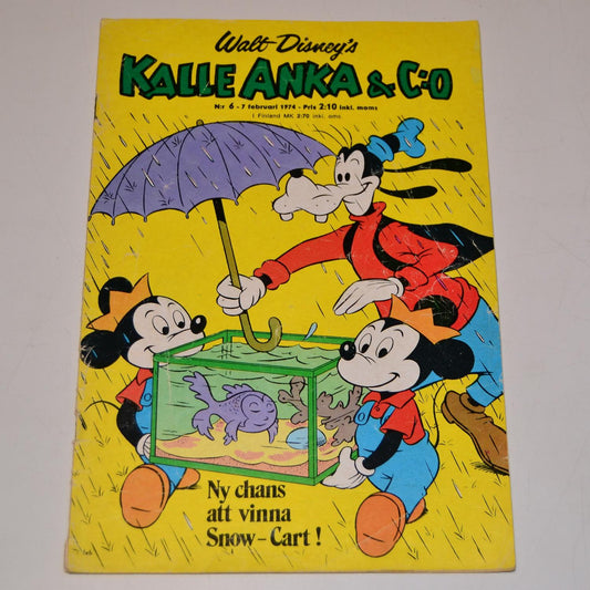 Donald Duck &amp; Co. No. 6 1974 #VG#